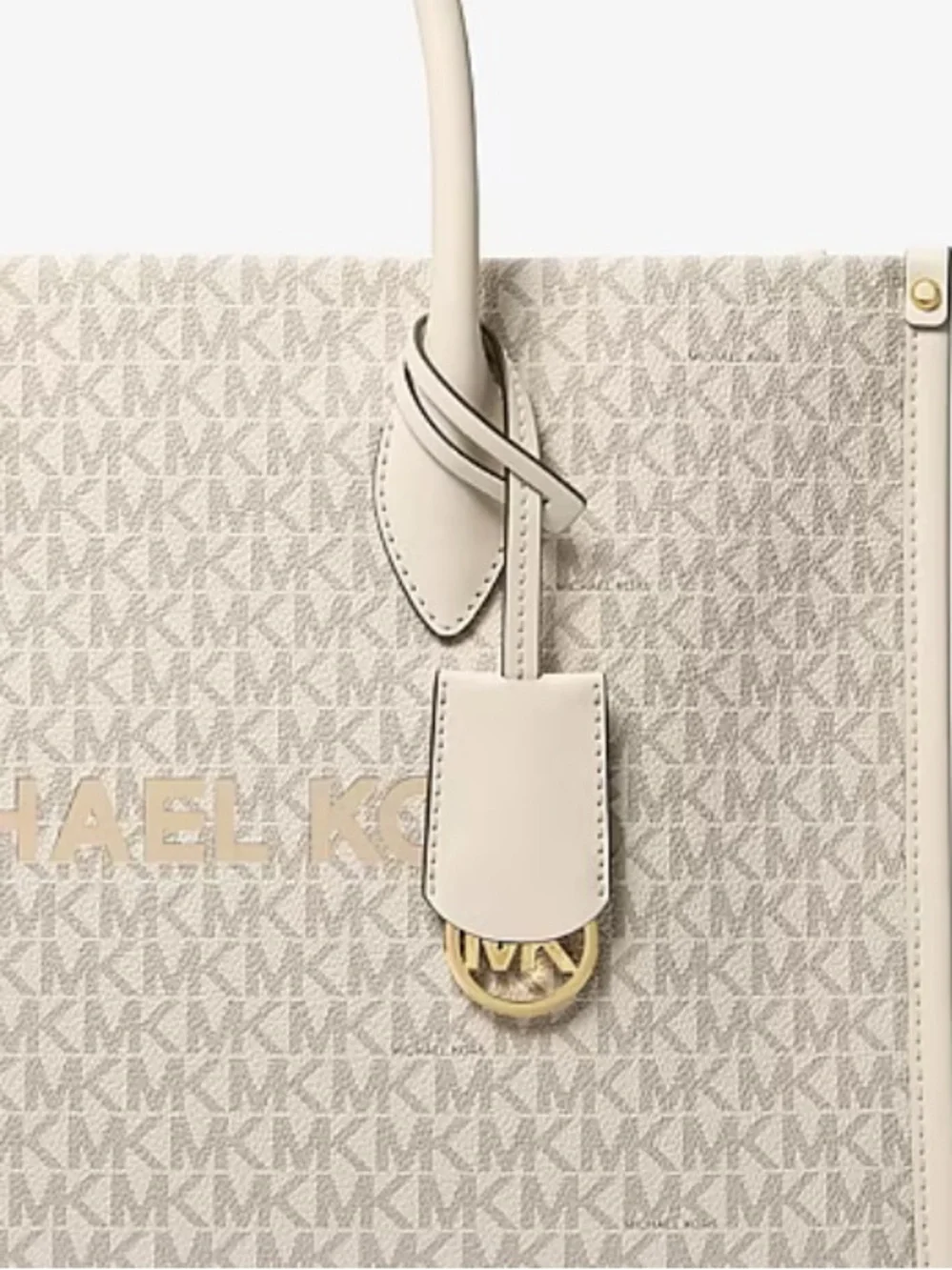 Michael Kors Mirella Medium Signature Logo Tote Shoulder Bag Crossbody